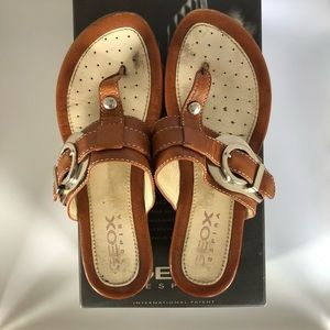 Geox Respira Tori light brown sandals